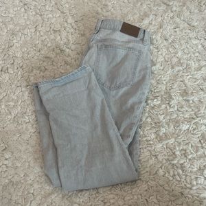 Madewell grey denim jeans